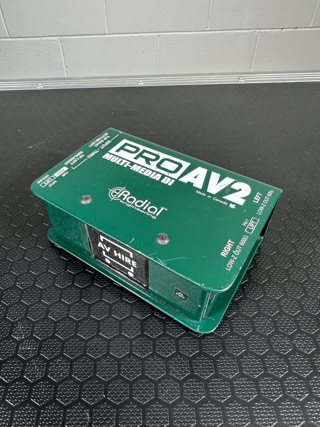 Radial PROAV2 Passive Stereo Multimedia DI Box